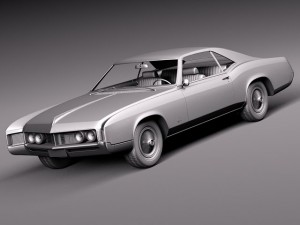Buick Riviera 1966 3D Модель