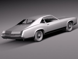 Buick Riviera 1966 3D Модель