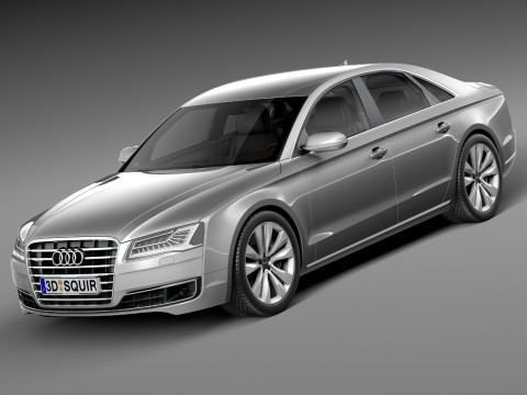 Audi A8 2014 3D Model