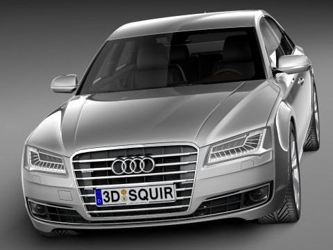 Audi A8 2014 3D Model