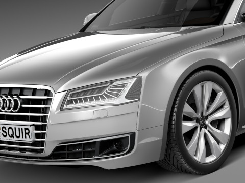 Audi A8 2014 3D Model