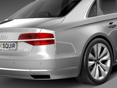 Audi A8 2014 3D Model