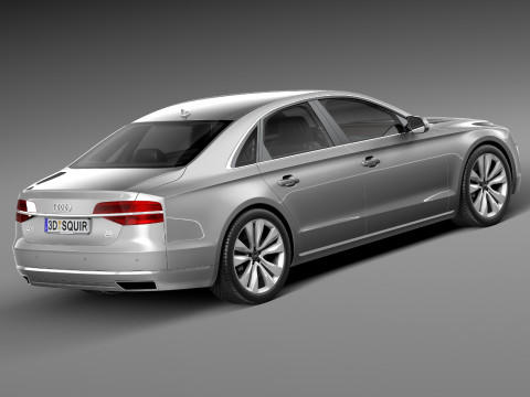 Audi A8 2014 3D Model