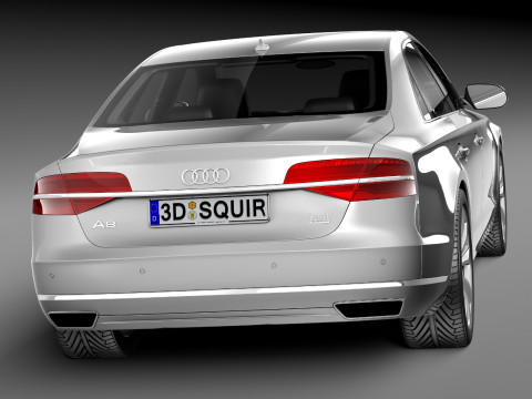 Audi A8 2014 3D Model