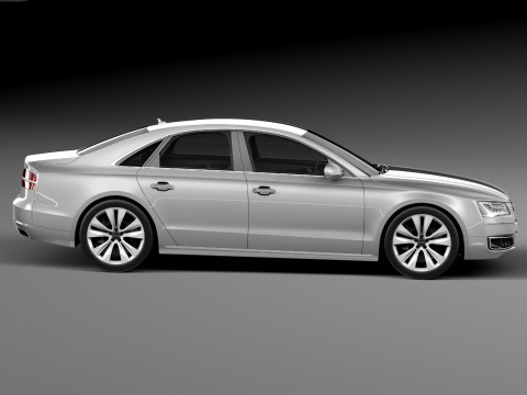 Audi A8 2014 3D Model