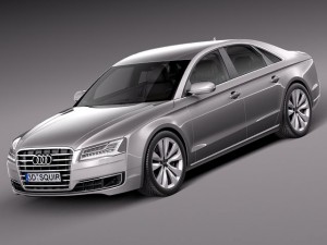 Audi A8 2014 3D Model