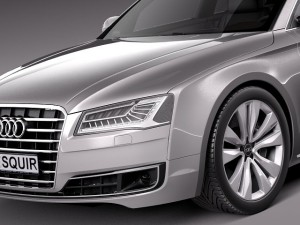 Audi A8 2014 3D Model