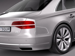 Audi A8 2014 3D Model