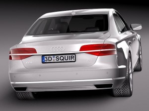 Audi A8 2014 3D Model