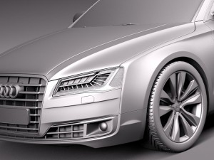 Audi A8 2014 3D Model