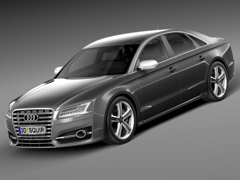 Audi S8 2014 Modello 3D