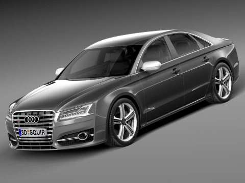 Audi S8 2014 3D Model