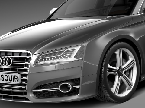 Audi S8 2014 3D Model