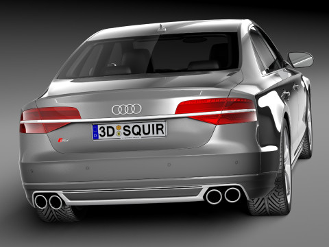 Audi S8 2014 3D Model