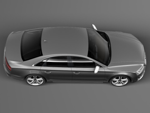 Audi S8 2014 3D Model