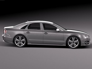Audi S8 2014 3D Model