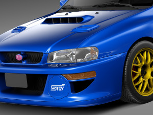 Subaru Impreza STi 22b 1993-2000 Modelo 3D