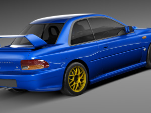 Subaru Impreza STi 22b 1993-2000 Modelo 3D