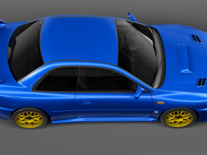 Subaru Impreza STi 22b 1993-2000 Modelo 3D