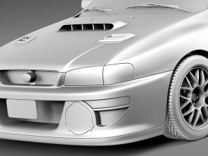 Subaru Impreza STi 22b 1993-2000 Modelo 3D