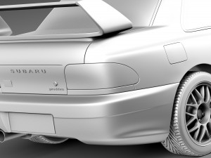 Subaru Impreza STi 22b 1993-2000 Modelo 3D
