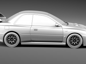 Subaru Impreza STi 22b 1993-2000 Modelo 3D