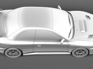Subaru Impreza STi 22b 1993-2000 Modelo 3D