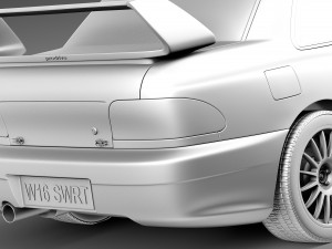Subaru Impreza STi 22b WRC 1993-2000 3D-Modell