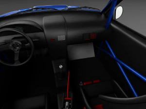 Subaru Impreza STi 22b WRC 1993-2000 3D Model