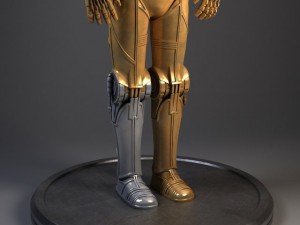 c3po star wars droid robot 3Dモデル