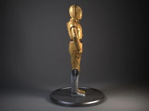 c3po star wars droid robot 3D Model