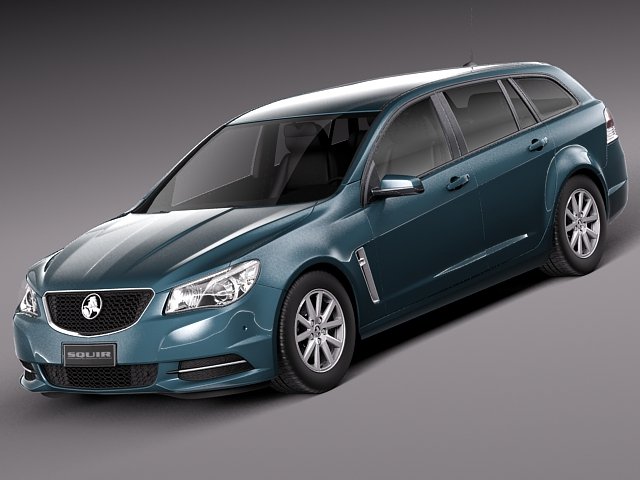 Holden VF Commodore Sportwagon 2014 3Dモデル .c4d .max .obj .3ds .fbx .stl .blend 