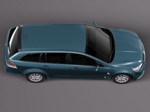 Holden VF Commodore Sportwagon 2014 3Dモデル