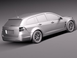 Holden VF Commodore Sportwagon 2014 3Dモデル
