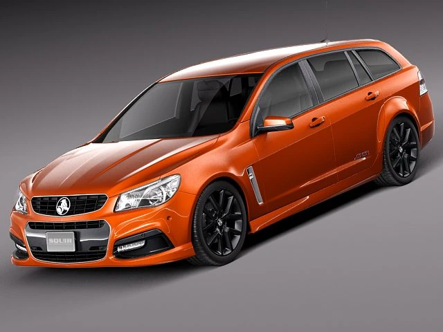 Holden VF Commodore Sportwagon SSV 2014 3D Model .c4d .max .obj .3ds .fbx .stl .blend 