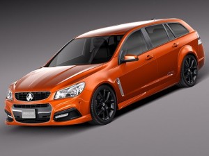 Holden VF Commodore Sportwagon SSV 2014 3D Model