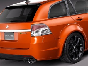 Holden VF Commodore Sportwagon SSV 2014 3D Модель