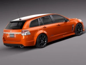 Holden VF Commodore Sportwagon SSV 2014 3D Model