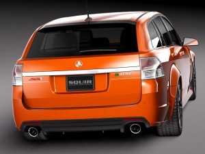 Holden VF Commodore Sportwagon SSV 2014 3D Модель