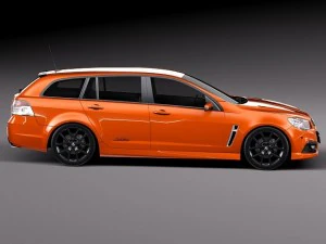 Holden VF Commodore Sportwagon SSV 2014 3D Model