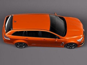 Holden VF Commodore Sportwagon SSV 2014 3D Модель