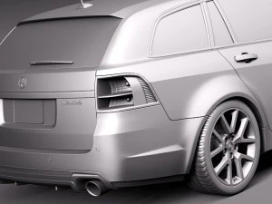 Holden VF Commodore Sportwagon SSV 2014 3D Model