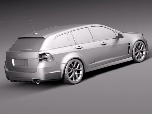Holden VF Commodore Sportwagon SSV 2014 3D Model