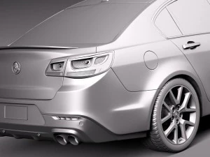 Holden VF Commodore SSV 2014 3D Model