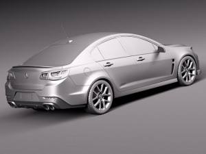 Holden VF Commodore SSV 2014 3D मॉडल