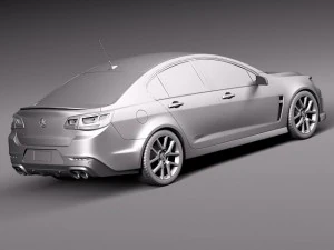 Holden VF Commodore SSV 2014 3D Model