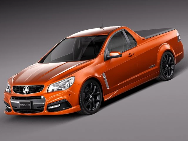 Holden VF Commodore Ute SSV 2014 3D Model .c4d .max .obj .3ds .fbx .stl .blend