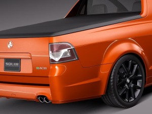 Holden VF Commodore Ute SSV 2014 3D-Modell
