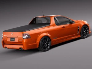 Holden VF Commodore Ute SSV 2014 3D Model