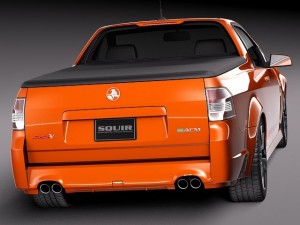 Holden VF Commodore Ute SSV 2014 3D-Modell